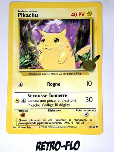 Carte pokémon pikachu - carte,