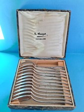 12 CUILLERE A DESSERT BLANC 12 METAL ARGENTE