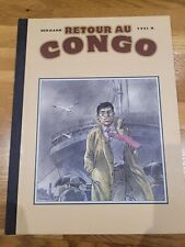 Tirage de Tête dédicacé BD Hermann "Retour au Congo", avec ex libris signé