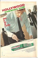 PUBLICITE HOLLYWOOD CHEWING