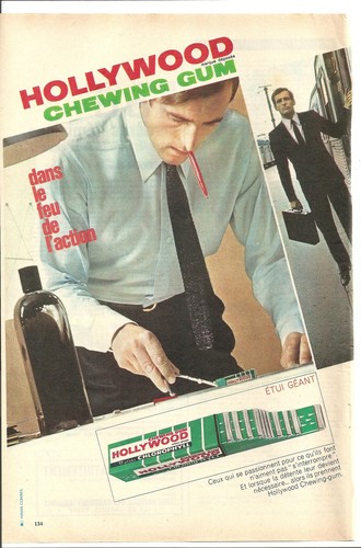 Publicite hollywood chewing - publicite,