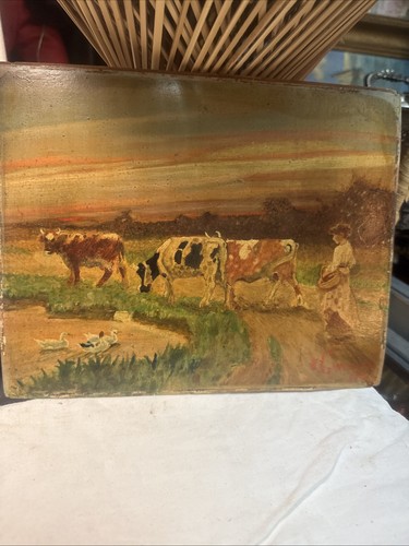 Tableau peinture sur isorel - sur,