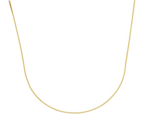 Chaîne jaune maille - jaune,