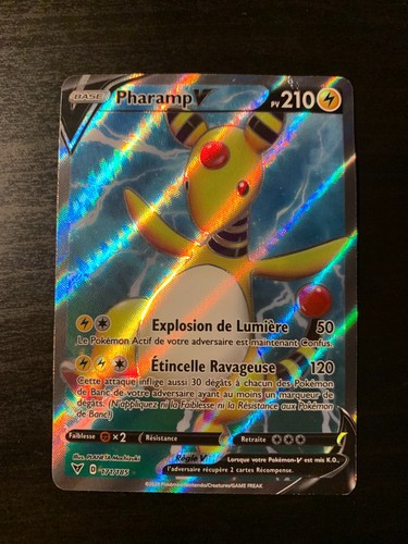 Carte pokémon pharamp v - :,
