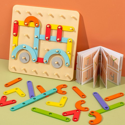 Forme géoplan bois - forme, de