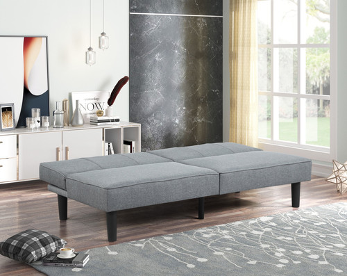 Studio futon gray - studio, linen