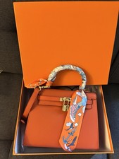 Sac Style Vintage Orange Cuir
