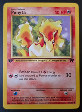 Carte Pokemon - 1ère édition Ponyta  -Team Rocket 64/82 -TBE- NM/M ED1