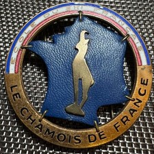 MÉDAILLE DE SKI ESF CHAMOIS DE FRANCE.  (1289) FIA. LYON