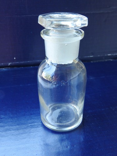 Flacon pharmacie en verre - en,