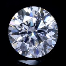 Diamant rond blanc certifié