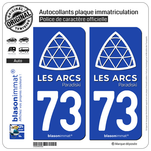 Stickers autocollant plaque - 2,