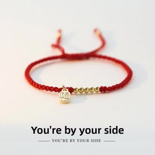 Bracelet couple corde coton