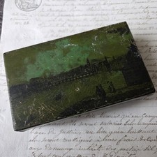 BOITE Tôle Verte 1er Empire