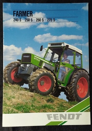 Rare brochure fendt - rare, neuve