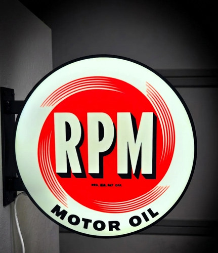 Enseigne rpm motor oil - rpm,