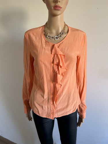 Chemise orange manches - à,