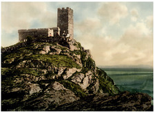 Dartmoor. Brentnor.  PZ vintage photochromie,  photochromie, vintage photochro