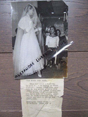 Photo presse 1955 miss - presse,