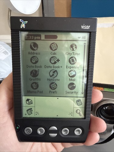 Handspring visor black - visor,