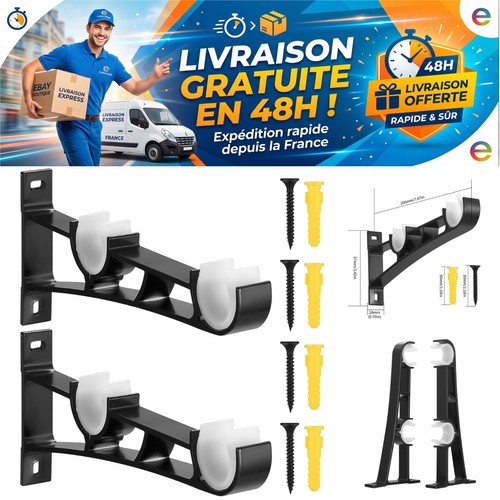Supports tringle rideaux - supports,