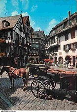 Animaux - Chevaux - Colmar - Entrée de la Rue des Marchands - Calèche - Fiacre -