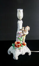 ⚜️ Chambre Ombragé Porcelaine Dresden Céramique Peint à la Main Allemagne 1900