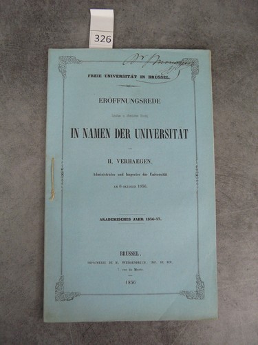 Verhaegen 1856 namen - namen, der