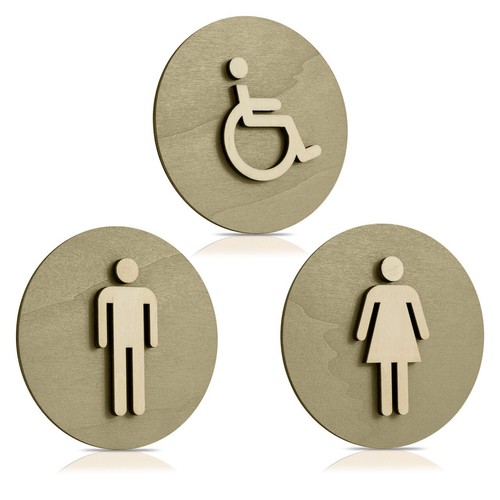 Panneau toilette 12 cm - panneau,