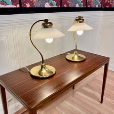 PAIRE DE GRANDES LAMPES DESIGN