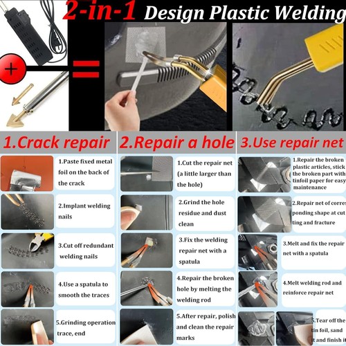 Plastic welding in 1 - plastic,