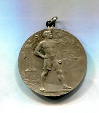 Médaille argent plaqué