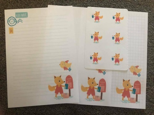 Neuf fox post papeterie - neuf*, lot