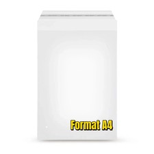 LOT 100 POCHETTES PLASTIQUE PROTECTION BD Taille : 225x310 mm / 50 µm format A4