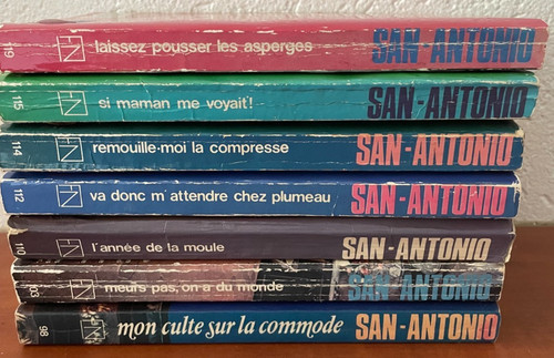 Lot livres san antonio - lot, 7