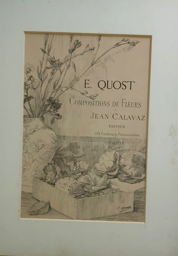 Ernest quost lithographie de - -,