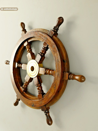 Volant bateau bois - bateau, en