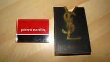 Vintage lot 2 présentoirs publicitaires YSL + Pierre cardin