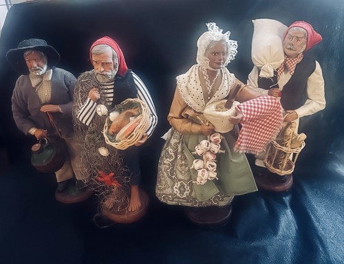 Vintage santons provence - vintage,