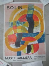 Affiche d'Exposition Bolin