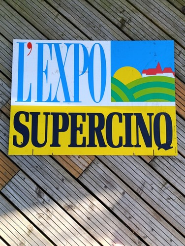 Plaque renault supercinq super - plaque,