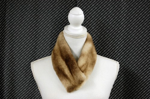 Foulard luxe fourrure - en, de