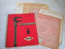Vintage catalogue Tools hardware and measuring devices BBA 1962 plus paperwork