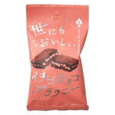 Brownie chocolat aux fraises