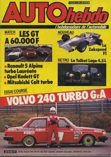 AUTO HEBDO n°452 03/01/1985