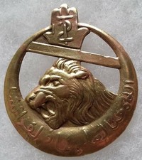 insigne 2° RTA WWII 1944 Régiment Tirailleurs Algériens ORIGINAL CEF ITALIE