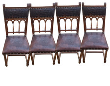 Lot de 4 chaises antique à