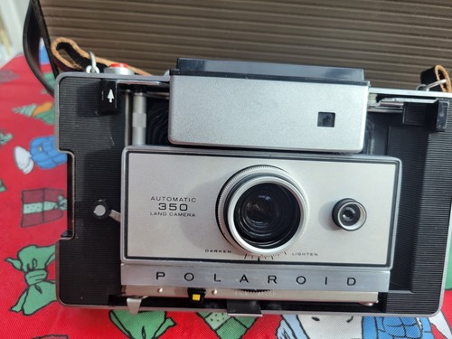 Vintage polaroid 350 camera - vintage,