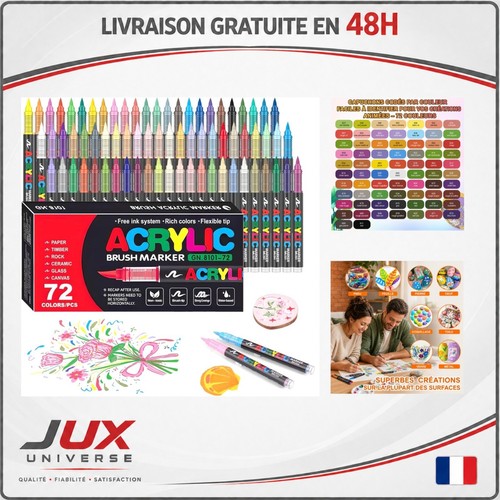 Feutres acryliques couleurs - acryliques,