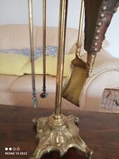 Serviteur de cheminée en laiton  année 70 